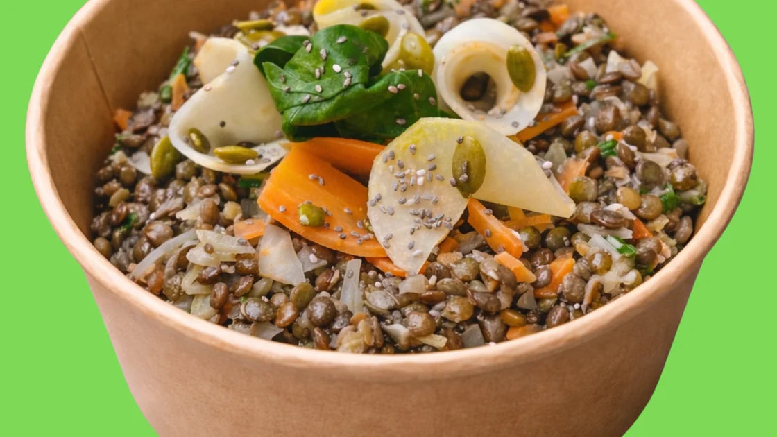 Salade de lentilles 250Kcal